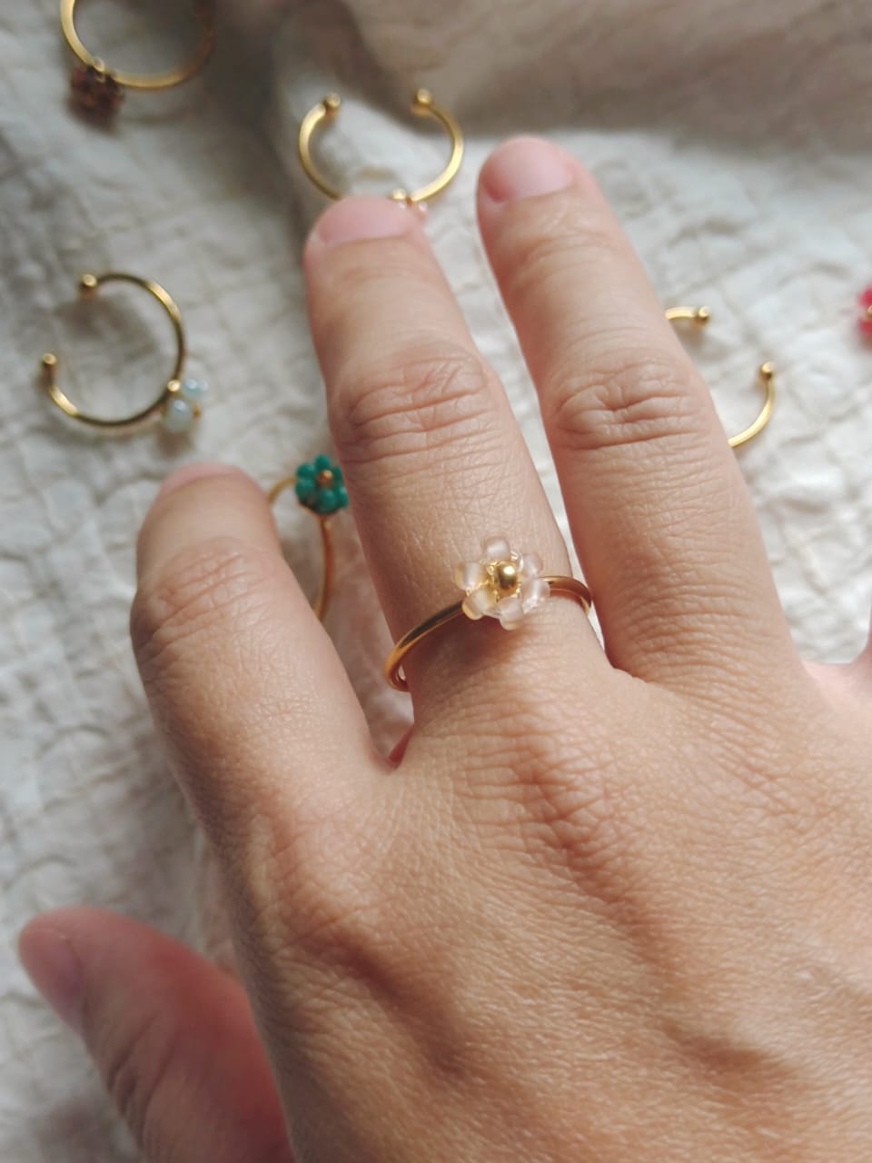 Golden Fleur Ring