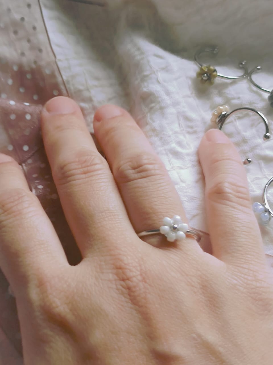 Silver Fleur Ring