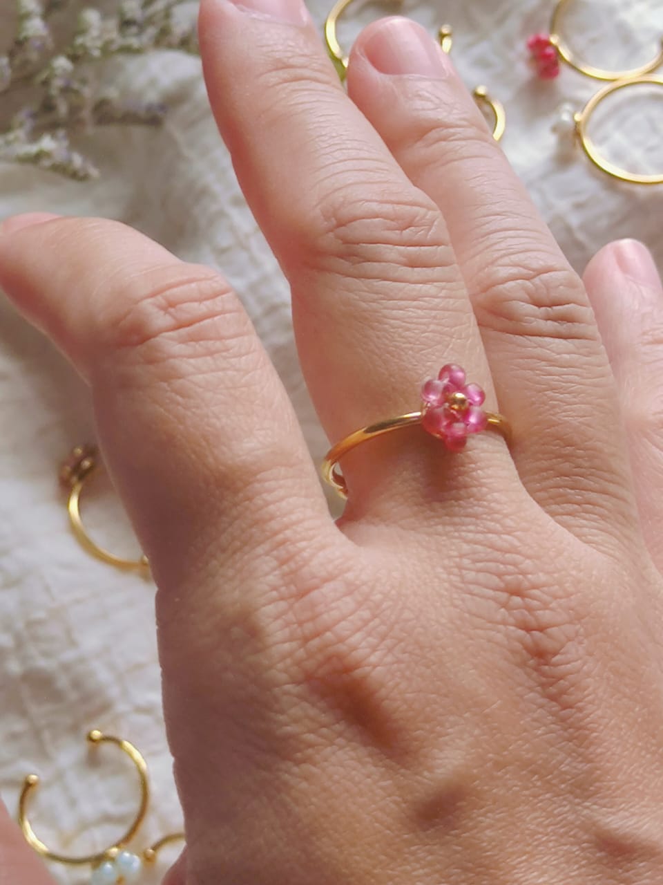Golden Fleur Ring