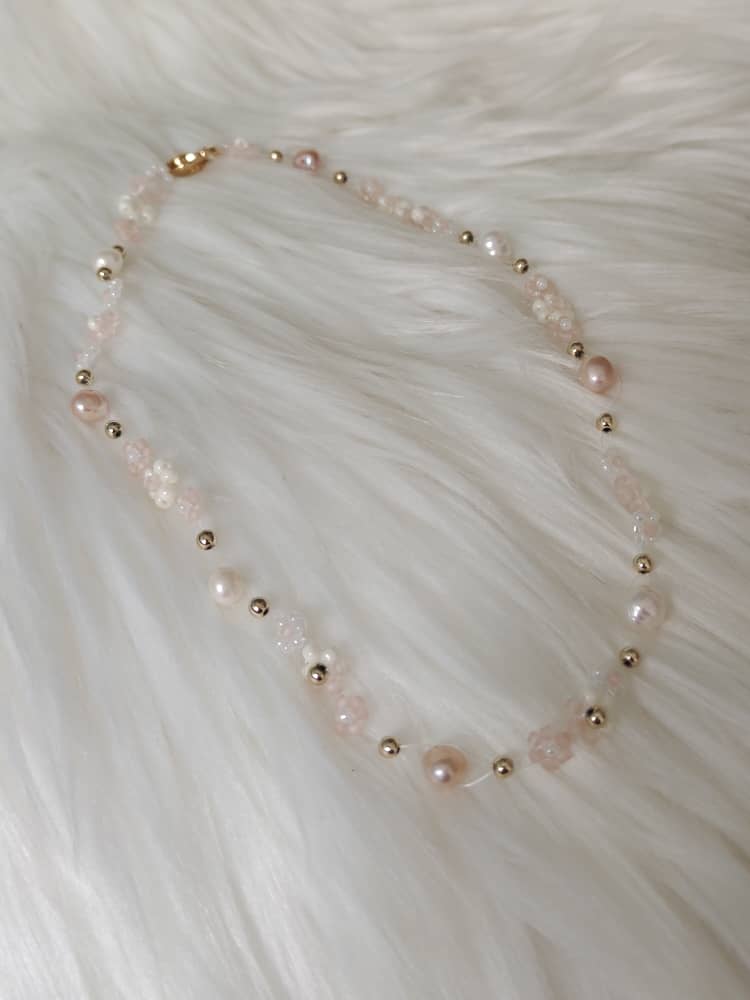 Floating Flower Necklace