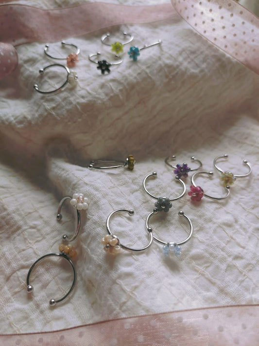 Silver Fleur Ring